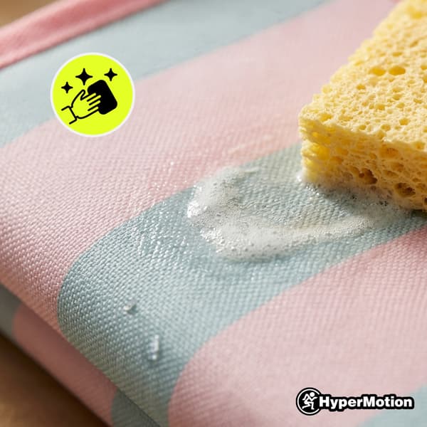 HyperMotion picknickfilt 150×200 cm – rosa och gröna ränder