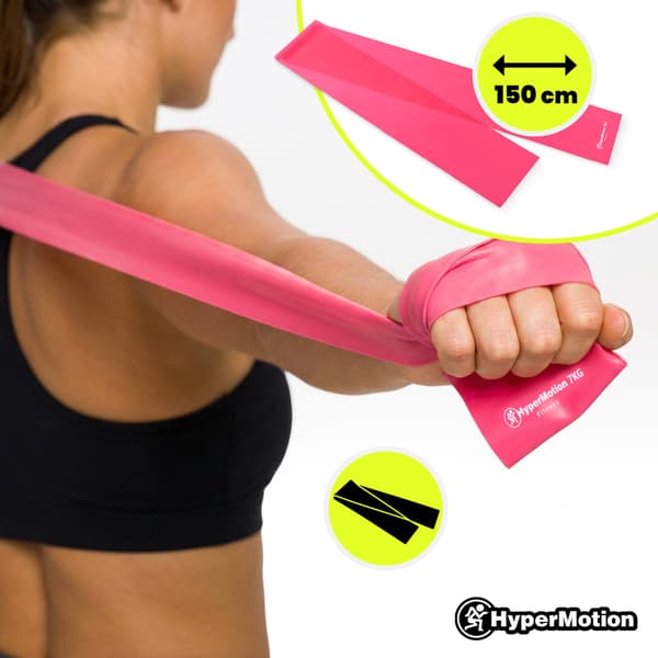 HyperMotion WOMACTIVE træningselastikker 3 stk. op til 7 kg