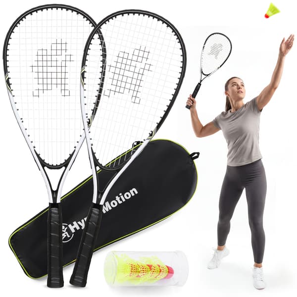 Speed Badminton set med 2 racketar och 5 speeders