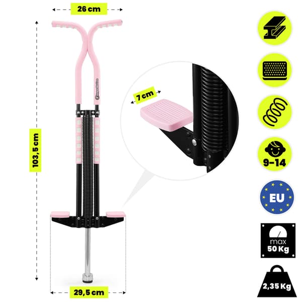 Pogo-stav för barn HyperMotion rosa