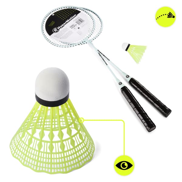 Badmintonset för 2 spelare med racketar salvia