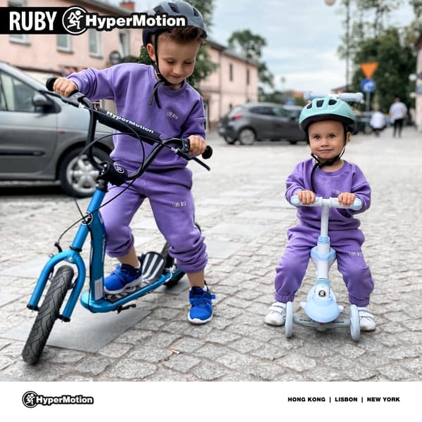 HyperMotion RUBY løbehjul børn 12 tommer blå med luftdæk