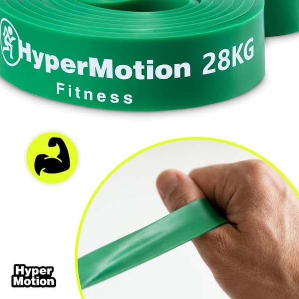 HyperMotion MENACTIVE træningselastikker 4 stk. op til 28 kg