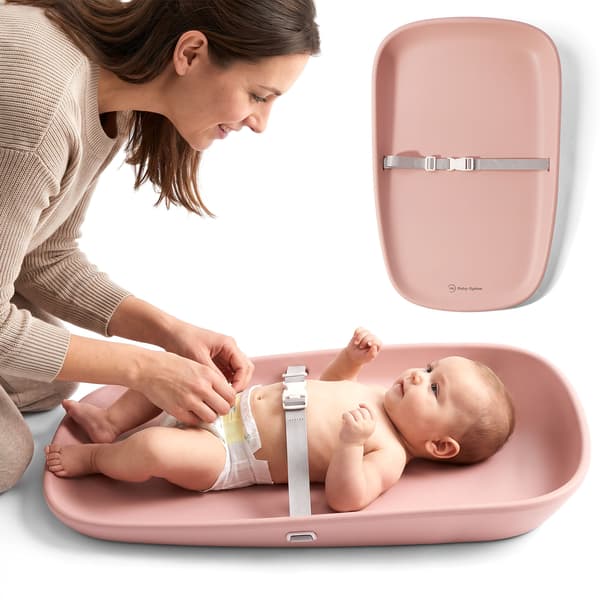Moby-System BABY NEST blød puslepude, pink