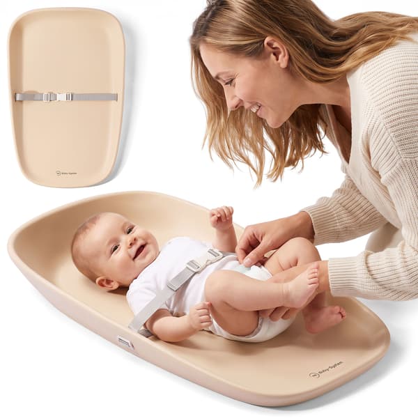 Moby-System BABY NEST blød puslepude, beige