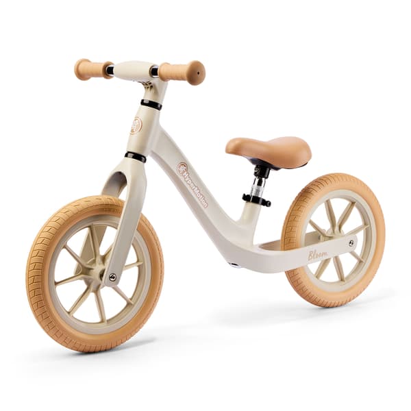 Løbecykel HyperMotion Bloom 12” sandgrå til børn