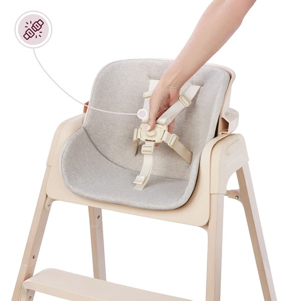 Lumo 3i1 hopfällbar barnmatstol Moby-System – beige