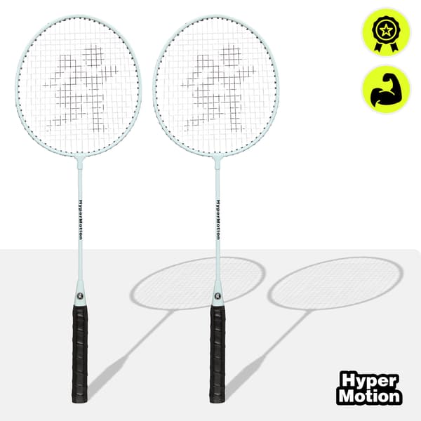 Badmintonset för 2 spelare med racketar salvia