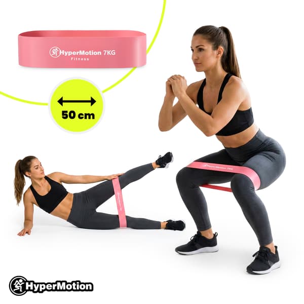 HyperMotion WOMACTIVE træningselastikker 3 stk. op til 7 kg