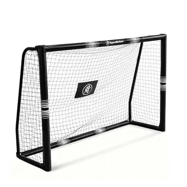 Fodboldmål 180x120 cm sort stålmål til haven børn