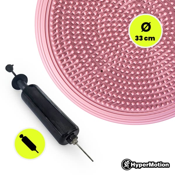 HyperMotion Balactiv balansdyna för träning och sittande – rosa