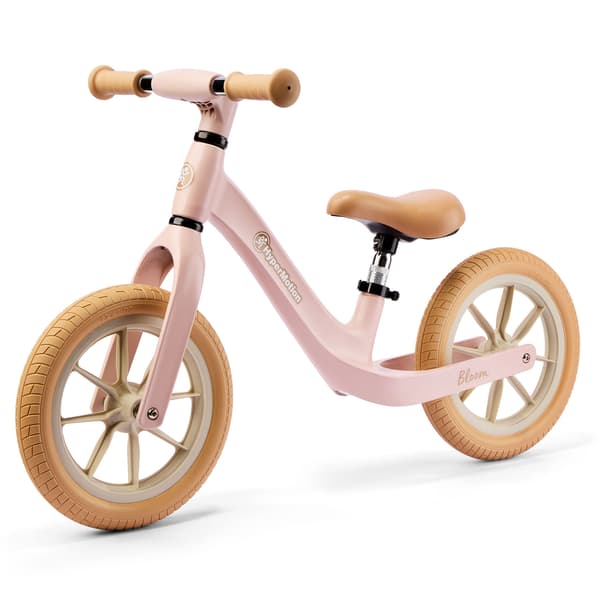 Løbecykel HyperMotion Bloom 12” pudderrosa til børn