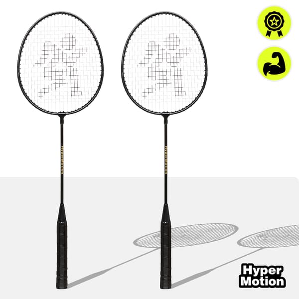 Bærbart badmintonsæt med net og kuffert | HyperMotion 2 stk