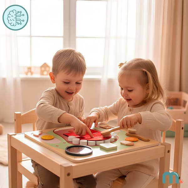 Montessori hammaslääkärin puutaulu – Mamabrum