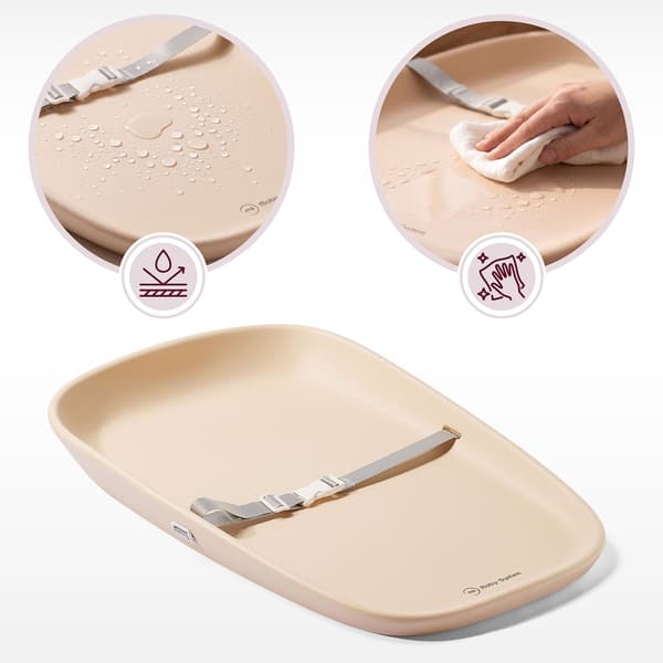 Moby-System BABY NEST blød puslepude, beige