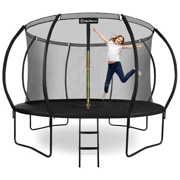Trampolin 366 cm med sikkerhedsnet og stige