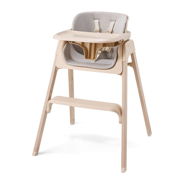 Lumo 3i1 hopfällbar barnmatstol Moby-System – beige