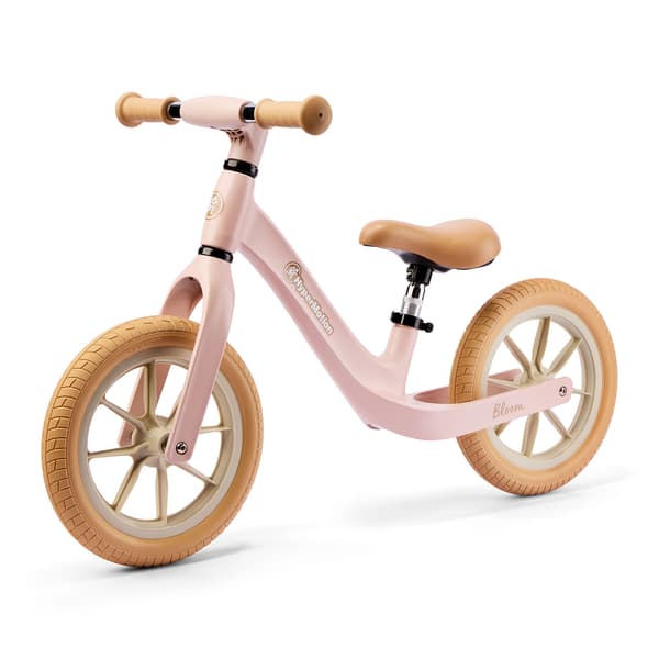 Løbecykel HyperMotion Bloom 12” pudderrosa til børn
