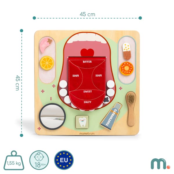 Montessori hammaslääkärin puutaulu – Mamabrum