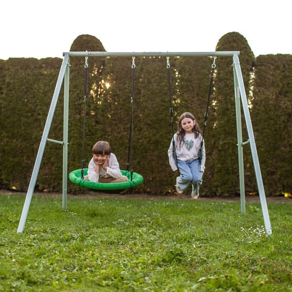 HyperMotion trädgårdsgunga med sits och rede – 2–3 barn