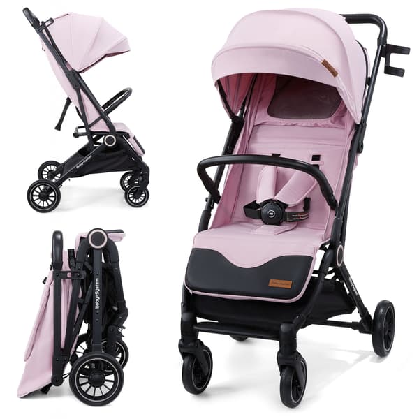 Moby-System LENA Pink Pro – resevagn med trolleyfunktion