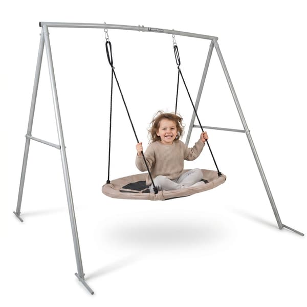 Fågelbogunga med Ställning 100 cm HyperMotion Beige Grå