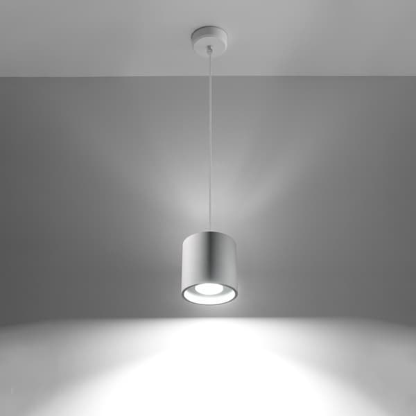 ORBIS Deep Space Modern Cylindrisk Vit Aluminium Väggtaklampa GU10