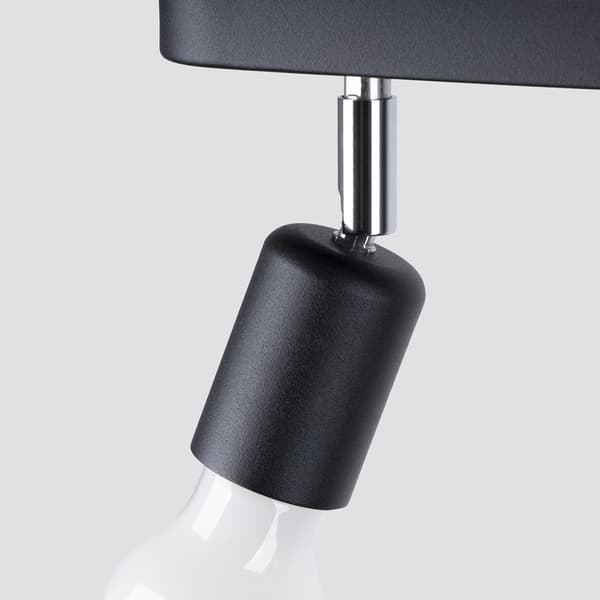 FORNES Bittersweet Shimmer svarta stålspotlights 2x15W LED Max