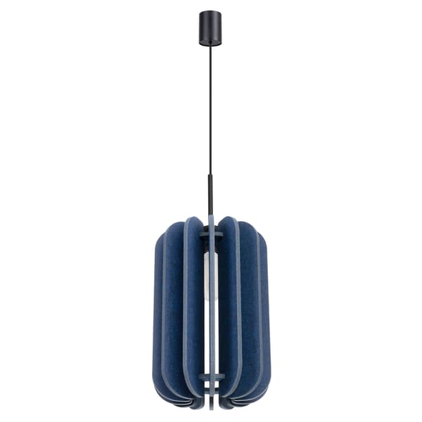 MULA Modern Pendellampa 27cm Filtskärm Svart Ram Självmontering
