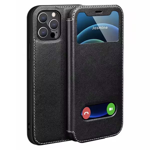 iPhone 13 Pro Läder + TPU-skal  Stil och skydd