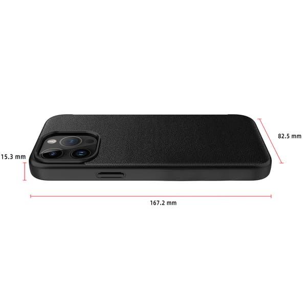 iPhone 12 Pro Max Skyddande Läderfodral  Smart Design