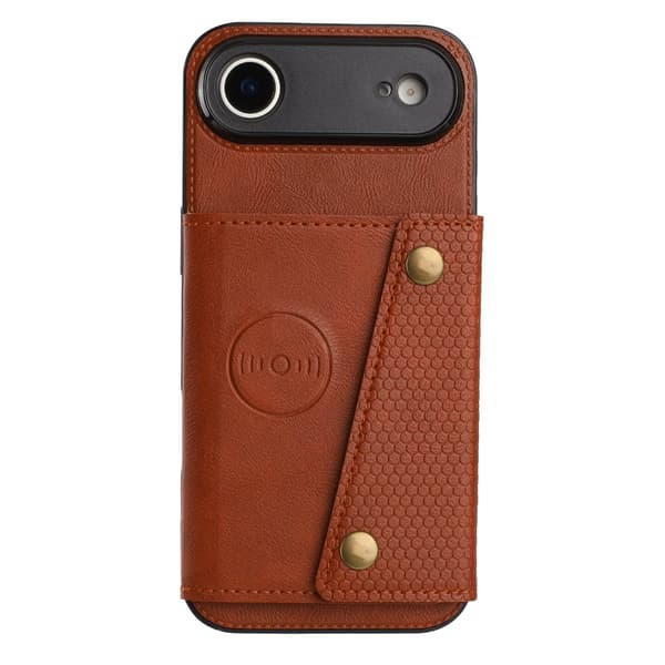 iPhone 17 Air Kortfacksskal med Silikonram & Ställfunktion