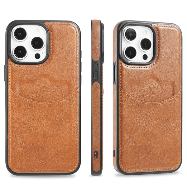 iPhone 11 Pro Max - Smidigt & Säkert Läderfodral