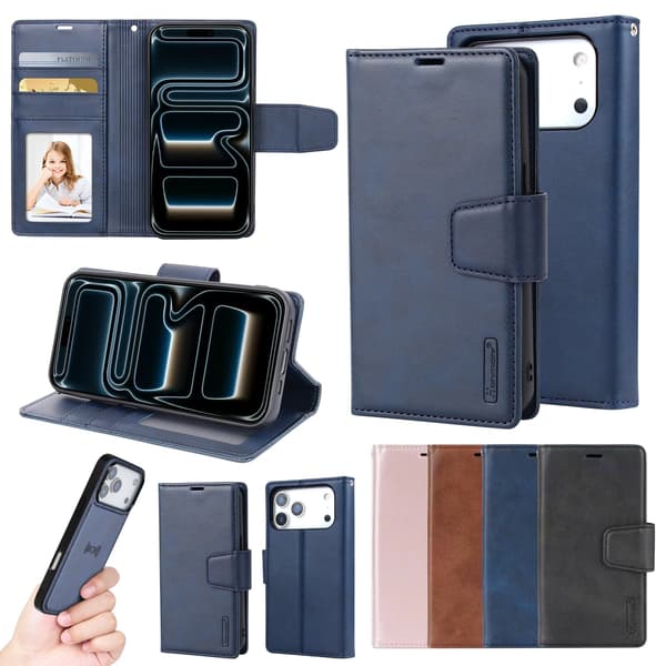2-in-1 Läderfodral kompatibelt med iPhone 17 Pro Max