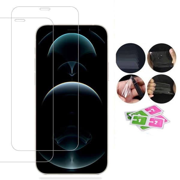 iPhone 16E 2-pack Hydrogel Skärmskydd HD 0,2mm