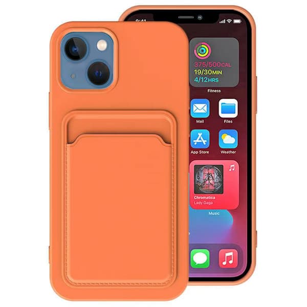 Silikonskal med Kortfack iPhone 15