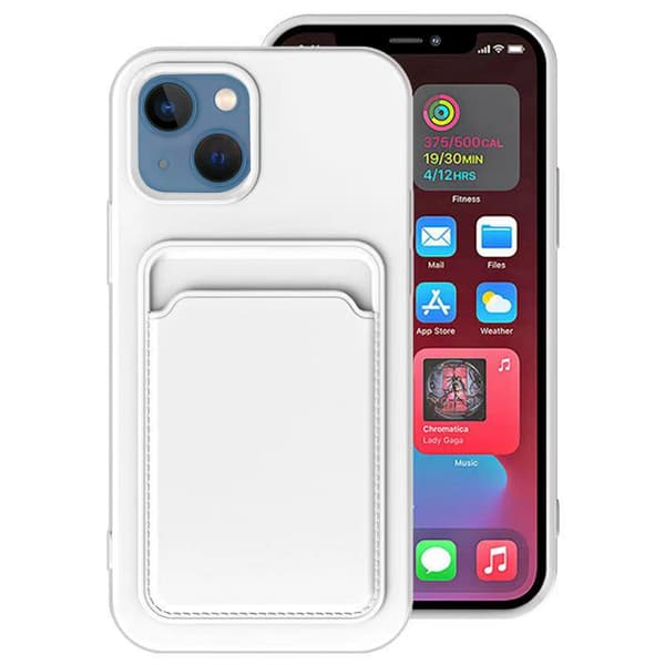 Silikonskal med Kortfack iPhone 15