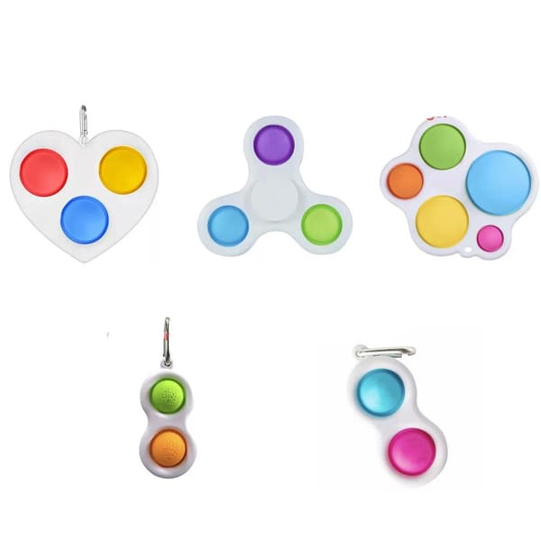 Slittålig Fidget Toy / Pop It / Simple Dimple
