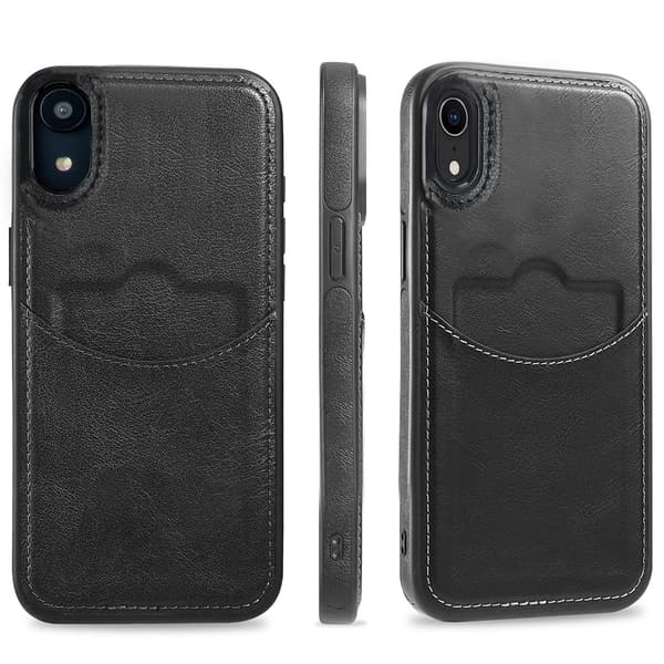 iPhone XR Leman Mobilskal med Kortförvaring