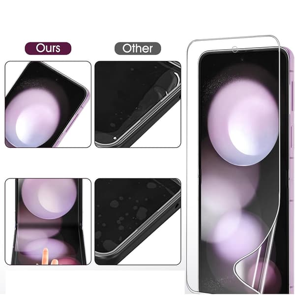 Hydrogel Skärmskydd Set (2-pack) för Galaxy Z flip 7