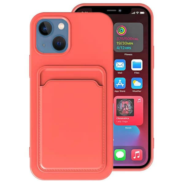 Silikonskal med Kortfack iPhone 15