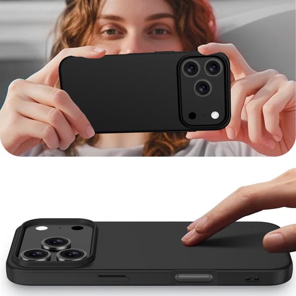 iPhone 17 Pro Matt Silikonskal Halkfritt