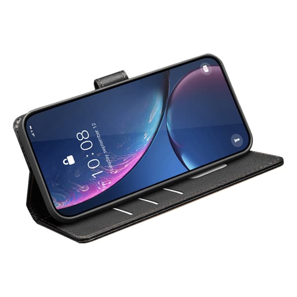 Plånboksfodral med RFID-blockering kompatibel med iPhone 16 Pro Max