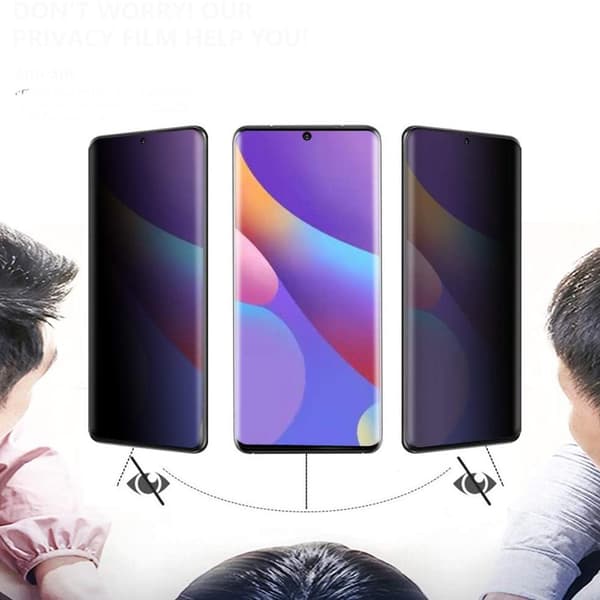 2-PACK Galaxy S21 Plus Skärmskydd Anti-Spy 3D 0,3mm