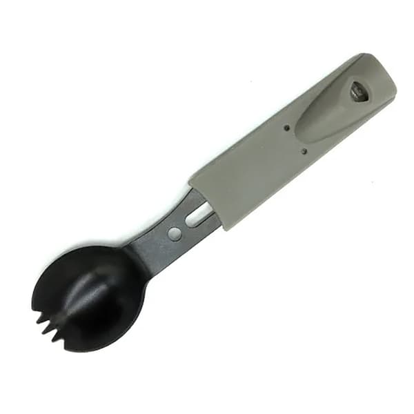 Multifunktionell skedkniv, backpacking tillbehör