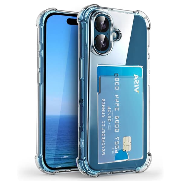 iPhone 17 TPU-skal  skydd & kortfack