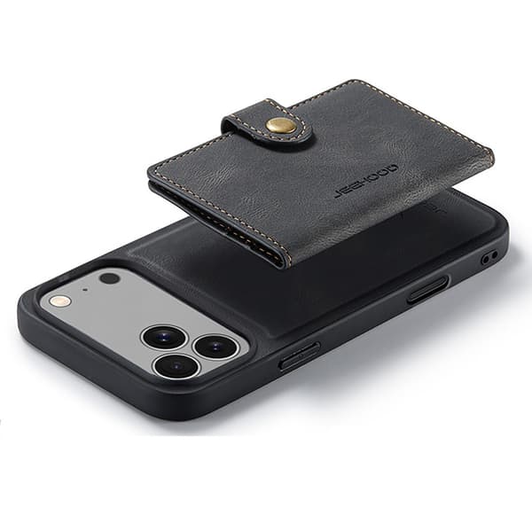 iPhone 17 Pro Plånboksskal  4 Kort + Sedlar