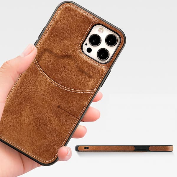 iPhone 11 Pro Max - Smidigt & Säkert Läderfodral