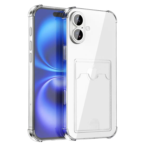 iPhone 17 TPU-skal  skydd & kortfack