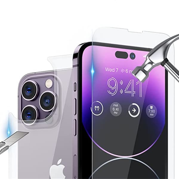 iPhone 16 Pro 2-pack Komplett skydd Fram- & Baksida 0,3mm